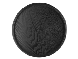 Bandeja De Madera Redonda Para Servir Té Café Comida Aperitivos 21cm