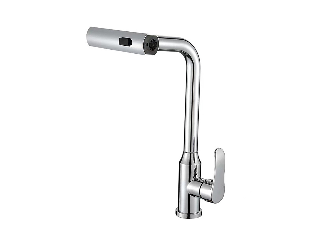 Grifo Cocina Cascada Lh-188 | Cuerpo Cobre Macizo | Extraíble 3 Modos De Agua