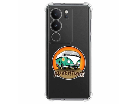 Funda Silicona Antigolpes para Vivo V29 5G diseño Adventure Dibujos