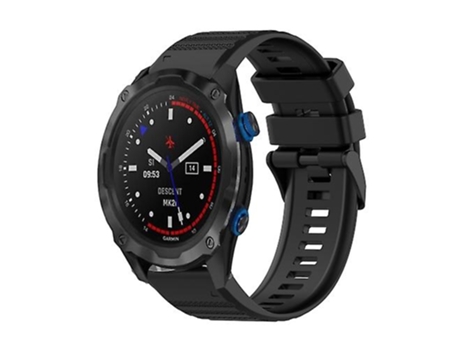 Correa Smartwatch Para Garmin Descent Mk 2I 26Mm Negra VENISYMLIS