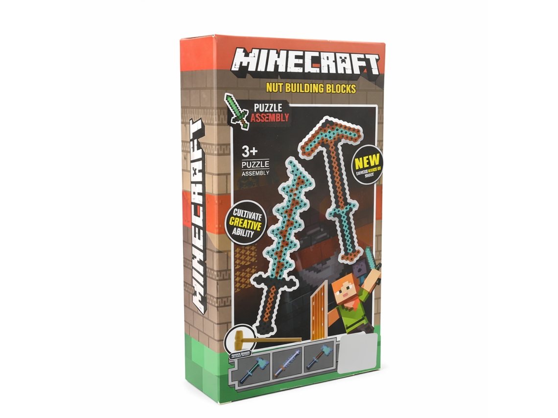 Arma Minecraft - Nut Building Blocks Bk Fc680a Multicores
