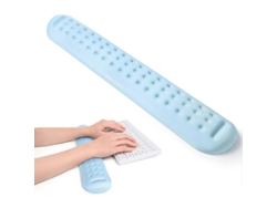 Reposamuñecas Para Teclado Y Ratón Con Espuma Viscoelástica Superfina, Cojín Para La Muñeca Que Facilita La Escritura Y Alivia El Dolor En La Oficina.