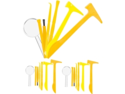 Kit De Excavación Arqueológica De 21 Piezas Con Martillo, Cincel Y Cepillo - Juguete Educativo