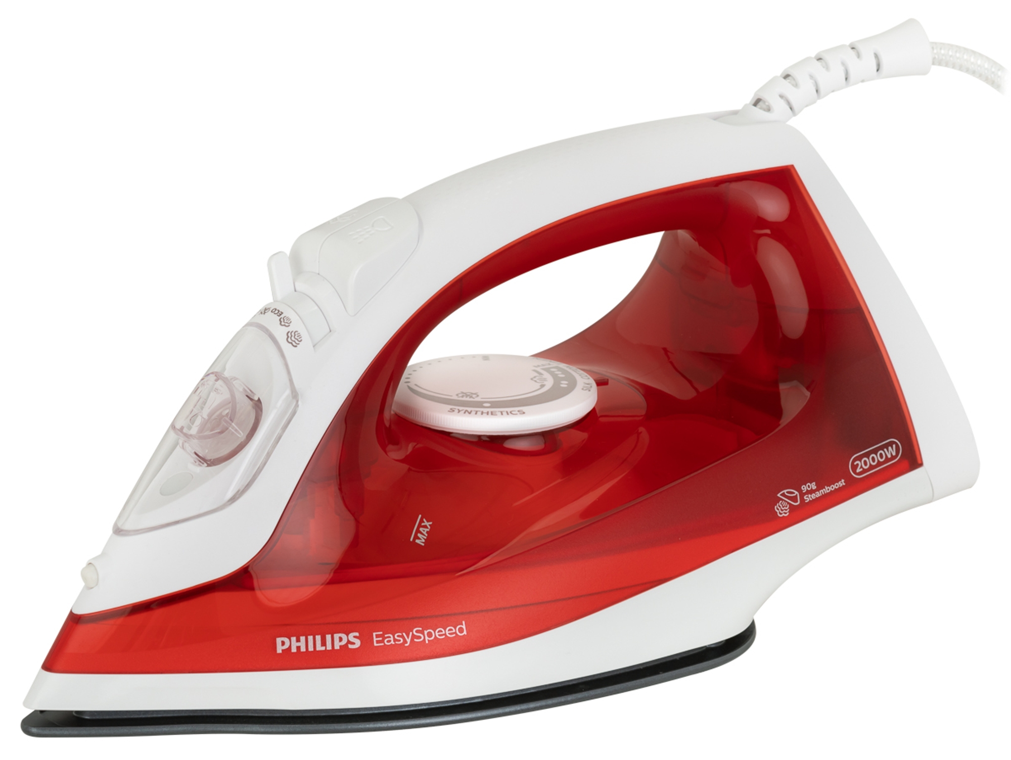 Plancha de Vapor PHILIPS GC1742/40 (Chorro vapor: 90 g/min - Suela antiadherente)