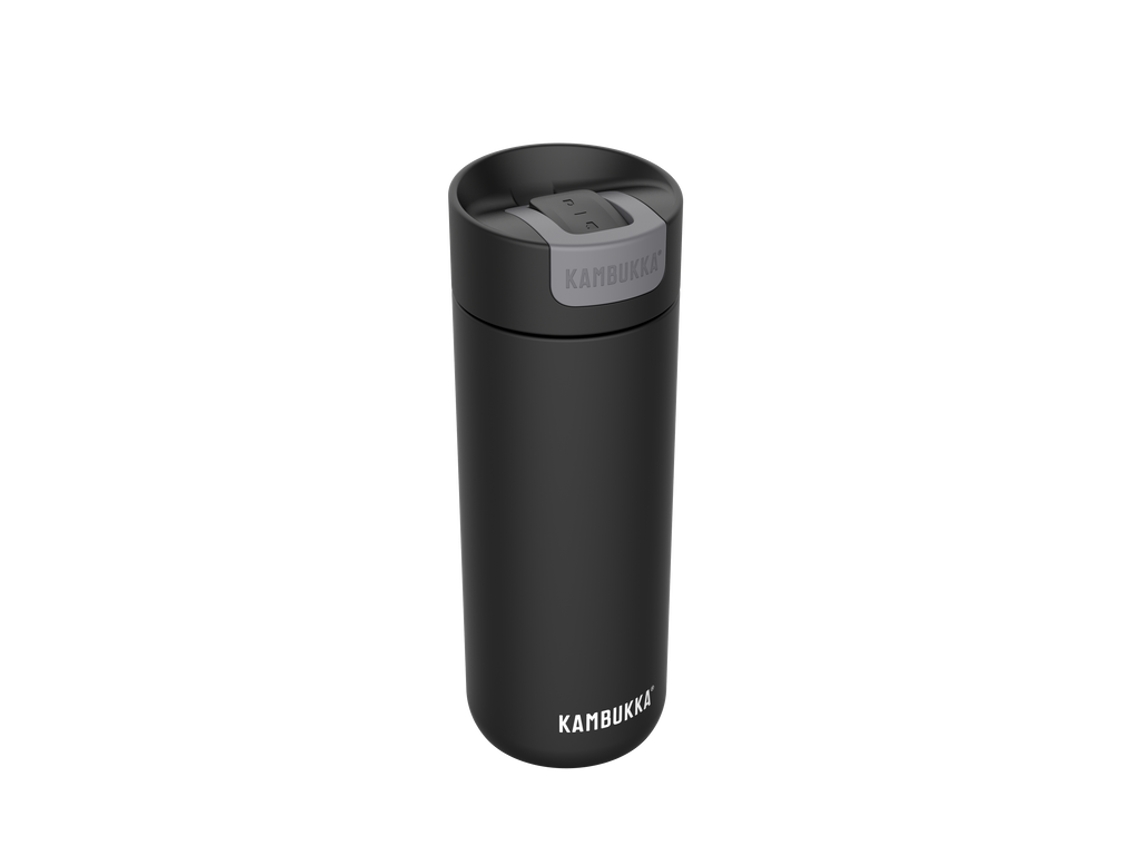 Termo De Acero Olympus 500 Ml Inoxidable, Antigotéo, Antiderrame. Matte Black KAMBUKKA