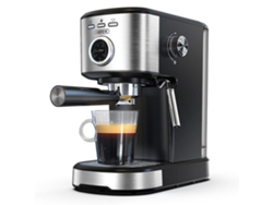 Cafetera Semiautomática Hbrew H5a, Tanque de Agua de 1.2L, Presión de 15 Bares y Sistema de Preparación Inteligente.