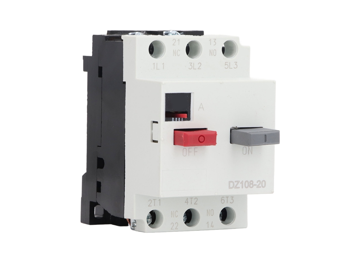 Disyuntor De Carcasa Moldeada, 3 Polos, Para Montaje En Riel, Protector De Motor Automotriz, Ac380v 6.3-10a Dz108-20