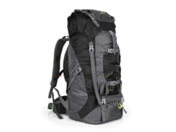 Mochila para viajes montañismo escalada camping trekking 70L macuto impermeable negro. EXTREME 70