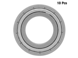 10 Rodamientos De Bolas De Ranura Profunda, De Acero, Sellados, De Doble Cara, 25x47x8 Mm