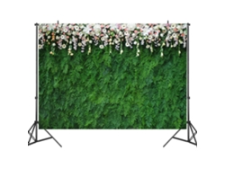 Fondo De Vinilo Con Hojas Artificiales Para Fotografía, Decoración De Fiestas Y Cumpleaños, 1,5 X 2,1 M