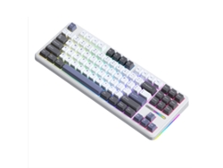 Teclado Mecánico Aula F87 Con Estructura De Junta Inalámbrica Y Conectividad De Tres Modos, Teclado Para Juegos De 87 Teclas Con Bajo Retardo Y Efect