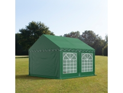 Carpa para fiestas 3x4 M, PVC 700, Verde oscuro Toolport