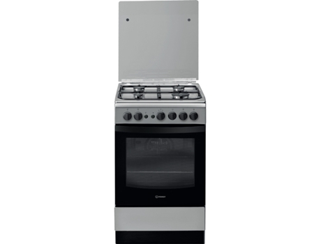Cocina INDESIT IS5G1PMX (59 L - Gas Natural - Inox)