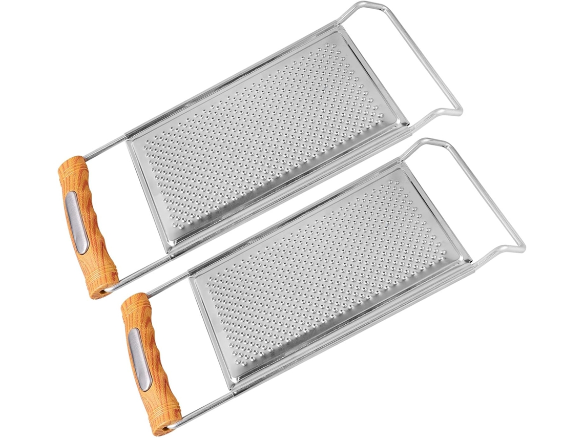 Té, Fácil De Limpiar, Cocina, 2 Piezas Rallador De Acero Inoxidable Picadora Portátil Para Raíces A