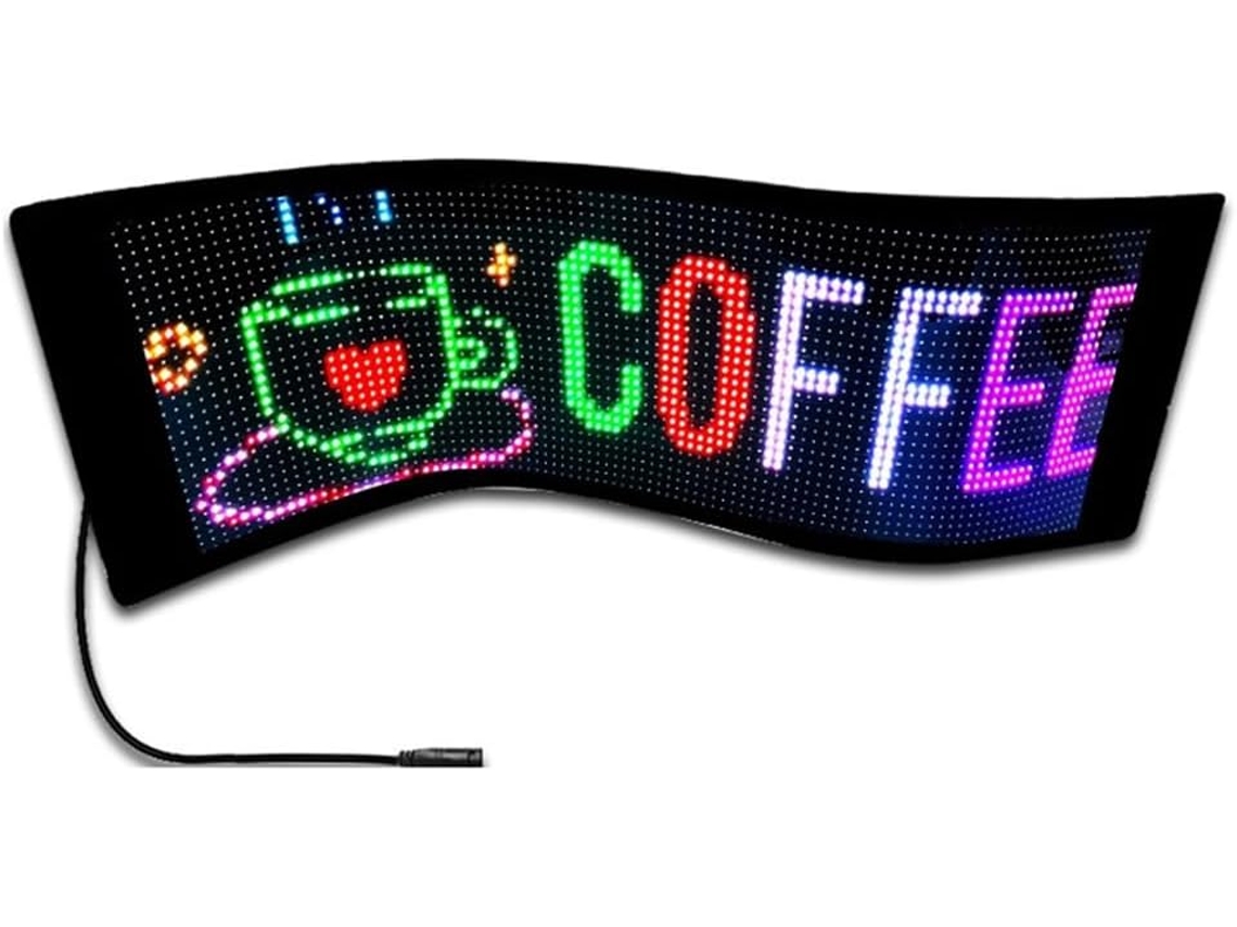 Panel De Visualización Led Para Automóvil, Pantalla Flexible, Información