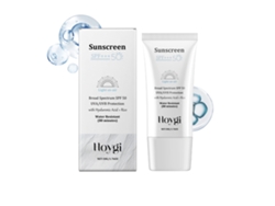 Protector solar facial SPF 50 con arroz y ácido hialurónico