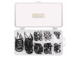 Kit De Reparación De Puntas De Caña De Pescar Con Anillos De Cerámica, Acero Al Carbono De Alta Resistencia Para Pesca En Agua Dulce Y Salada.