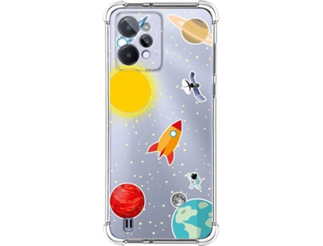 Carcasa para Realme C31 TUMUNDOSMARTPHONE Dibujos Antigolpes Espacio Multicolor