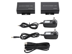 Extensor Kvm Hd Full Hd 1080p Transmisión Sin Comprimir A Través De Cat 5e/6 Hasta 150 M Enchufe Estadounidense 100-240 V