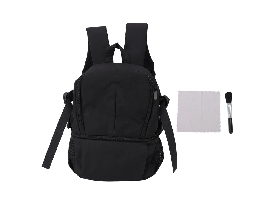 Mochila Para Câmera Impermeável Eva Com Duas Almofadas Para Câmeras Digitais Slr Mirrorless E Fotografia De Viagem Preta