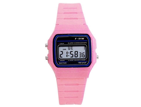 Smartwatch LUGA67 Cuadrado Digital Multifuncional Mujer Silicona Electrónico Led