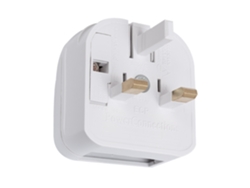 Adaptador Enchufe Plano Tipo C (EU) a Enchufe Tipo G (UK)