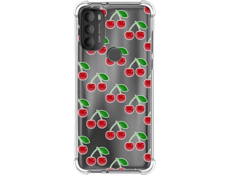Carcasa Motorola Moto G71 5G TUMUNDOSMARTPHONE Dibujos Antigolpes Cerezas Multicolor