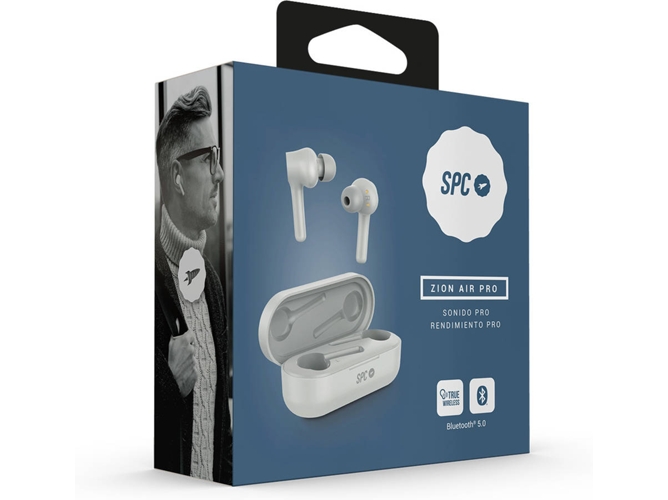 Auriculares Bluetooth True Wireless Zion Air Pro (In Ear - Microfóno - Negro)