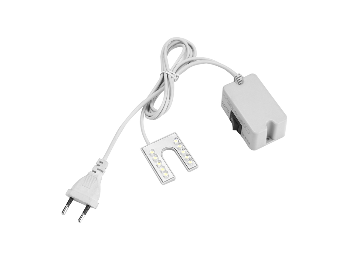 Lámpara LED flexible con cuello de cisne y base magnética Bj-luz para máquina de coser