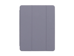 Capa Slim Para Tablet Ios 10.2 Ipad 10.2(19 20 21) Com Apoio Tpu E Carcaça Dura Proteção Roxa