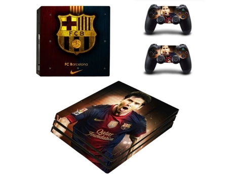 Skin Consola Ps4 Pro y Mandos Messi NO NAME