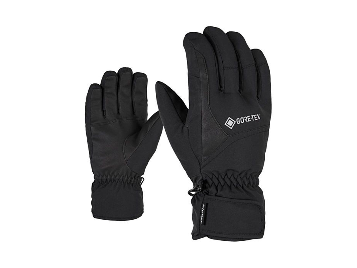 Guantes de Esquí para Hombre ZIENER (Talla 9,5 - Negro)