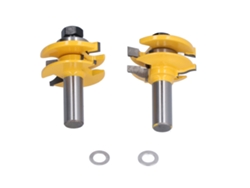 2026velora-2 Piezas Cutter Router Bit 1/2in Shank Para Madera Mecanizado Cnc Mueble Puerta Panel