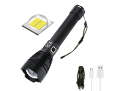 Bj-lanterna Recarregável Usb Com Led Zoom, Mãos Livres, Alumínio, Resistente À Água Ipx6, Luz De Trabalho
