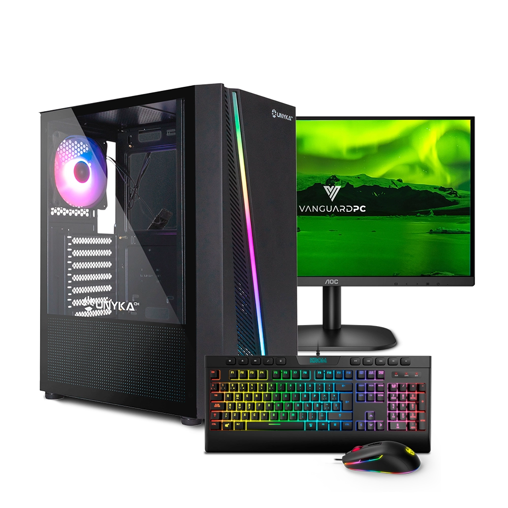 Desktop Gaming VANGUARD R50067 (AMD AM4 Ryzen 5 5600G - Radeon Graphics - RAM: 16 GB - 1 TB SSD)