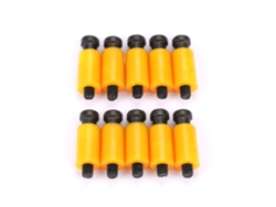 Kit de 10 tornillos para cabezas de cuenco con práctico sistema de bloqueo de nailon (rosca M6 D12)