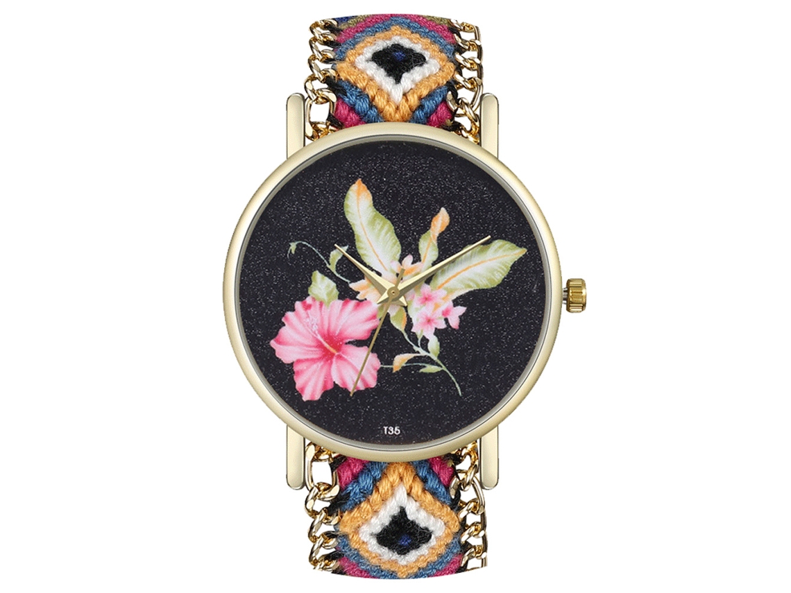 Reloj De Pulsera Unisex Con Correa De Cordón De Tela, Estilo Moderno, Cuarzo, Zhoulianfa