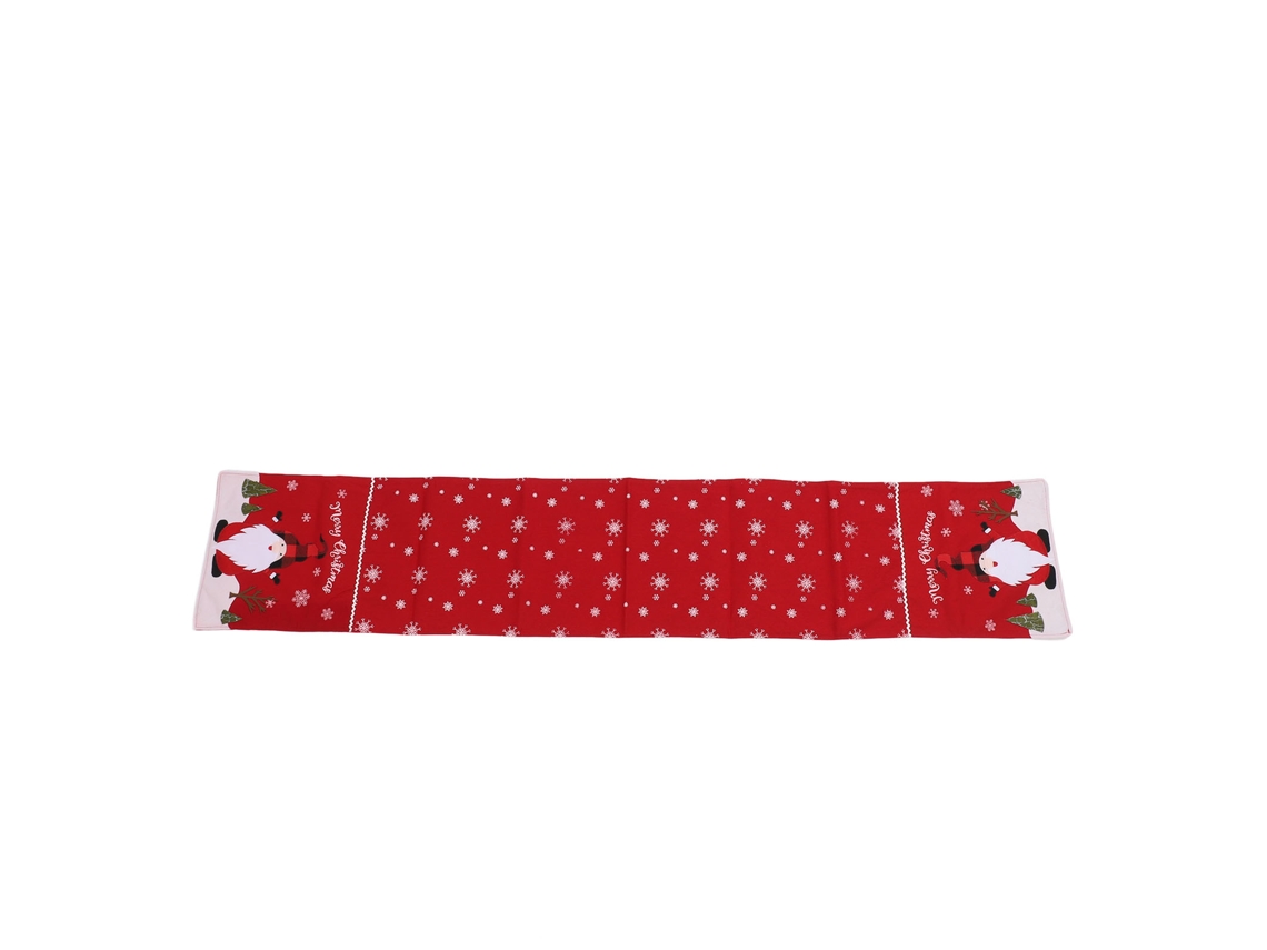 Runner De Mesa De Natal Lavável E Bandeira Para Celebrações
