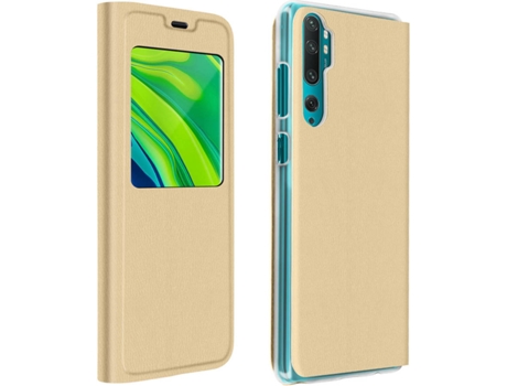 Funda Xiaomi Mi Note 10 Lite AVIZAR Ventana Dorado