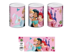Hucha de Metal de Princesas Disney 7,5 x 7,5 x 10 cm