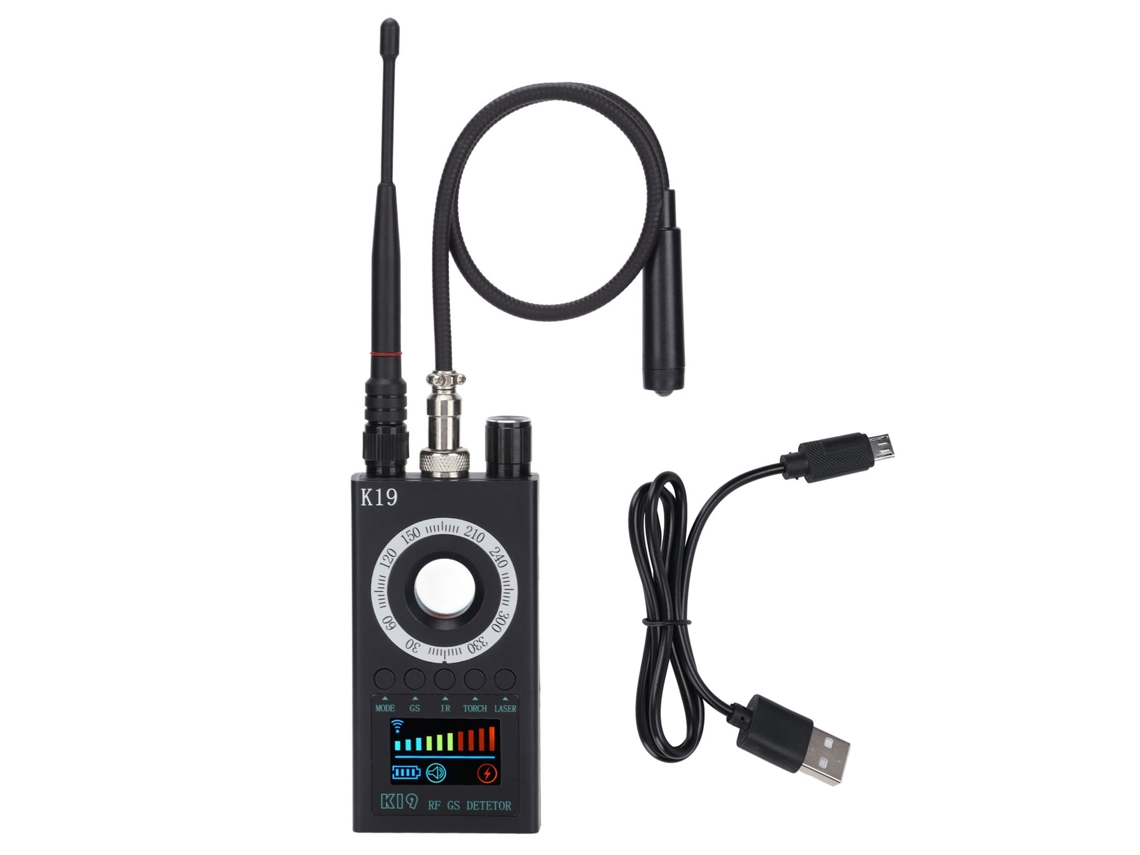 Detector De Señal Rf K-19 Para La Detección De Dispositivos Electrónicos De Vigilancia Gps Con Cámaras Inalámbricas