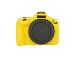 Capa Protetora De Silicone Macio Brilhante Para Canon Eos R100 Amarela