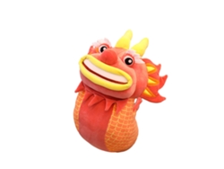 Mascota de peluche de dragón chino para pareja de Año Nuevo