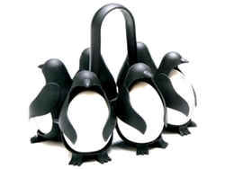 Molde Para Huevos Linjou 3 En 1, Para Cocinar, Almacenar Y Servir, Con Forma De Pingüino.