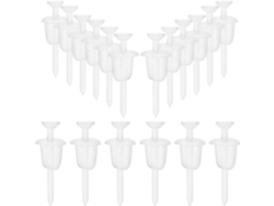300 pares de cierres/cierres de seguridad transparentes para pendientes, ideales para la fabricación de joyería hipoalergénica. SFUSHOS