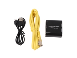 Divisor Gigabit Ethernet De 1 A 2, 1000 Mbps, Adaptador Rj45 De Alta Velocidad Con Cable De Alimentación Usb.
