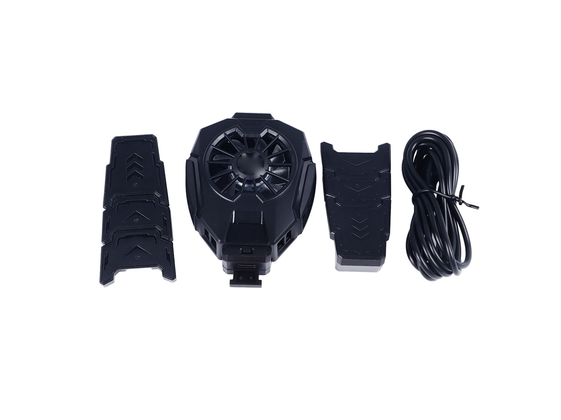 Resfriador Para Tablet Clip Retrátil Com Display De Temperatura Para Gaming E Transmissão Ao Vivo