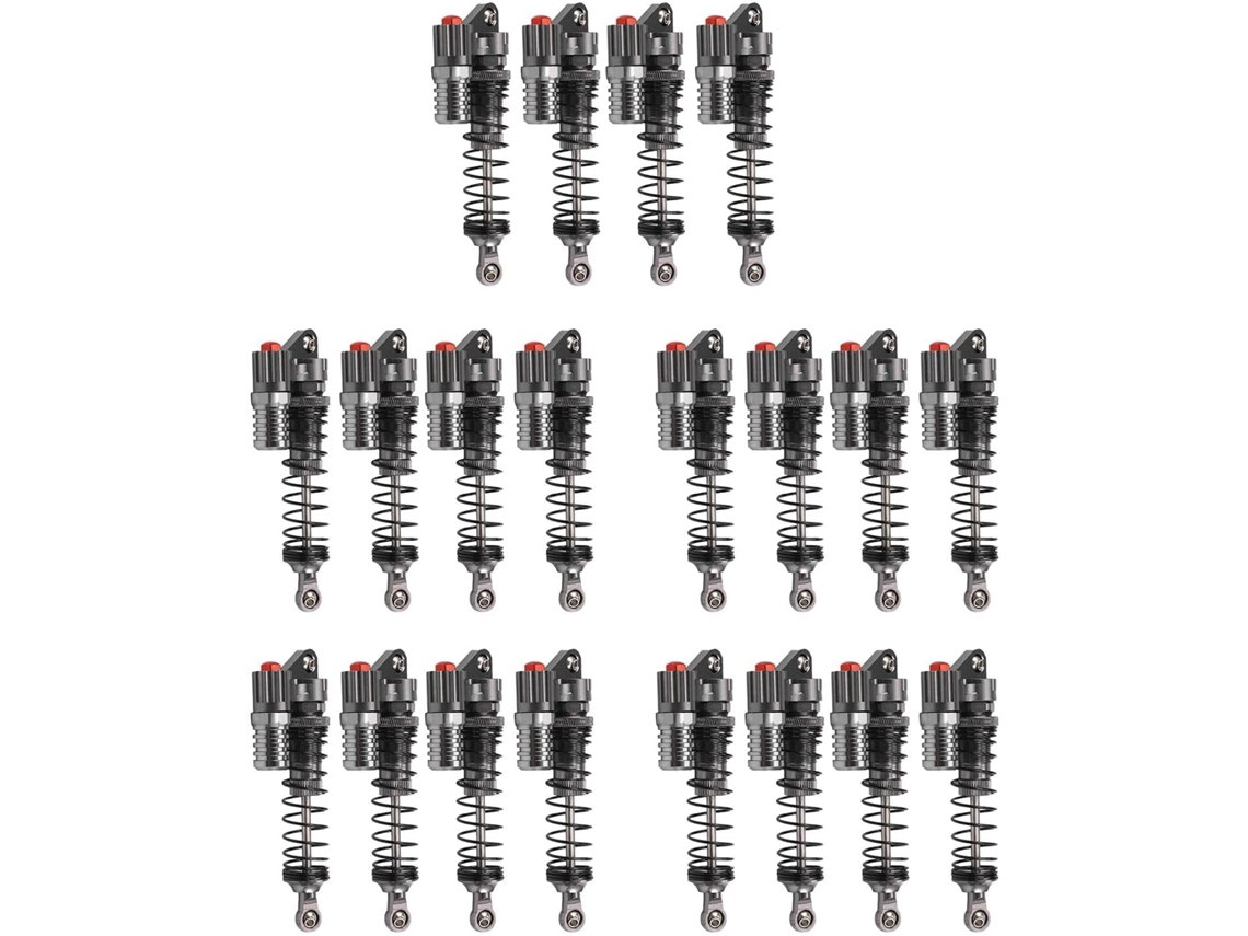 20 Amortiguadores De Aleación De Aluminio De 90 Mm Para Camiones Axial Scx10 D90 Rc Crawlers
