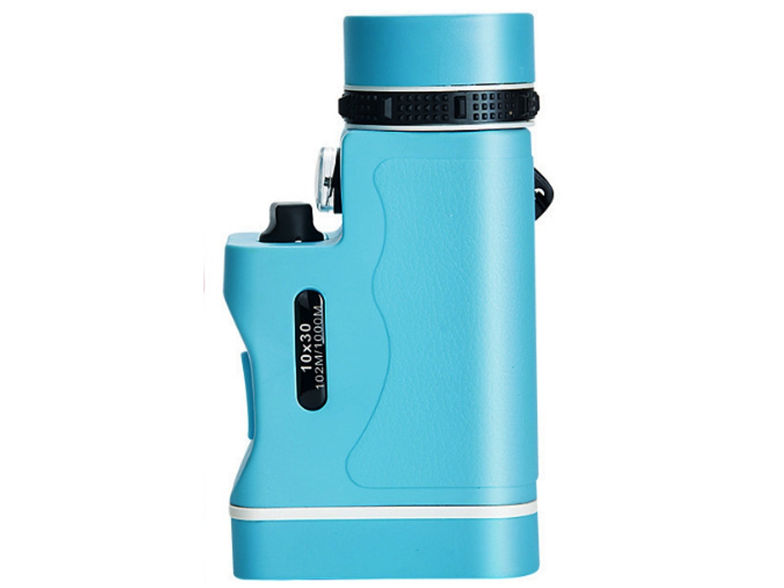 Binoculos  10X30 Fmc Prisma Bak4 Azul
