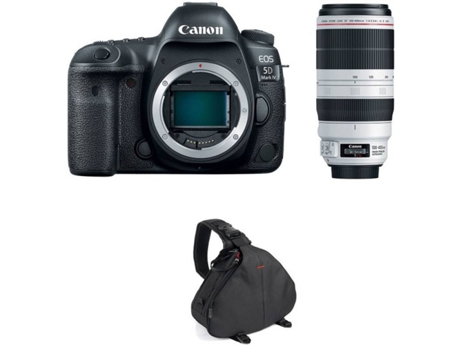 Kit Cámara CANON EOS 5D Mark IV + EF 100-400mm f4.5-5.6L IS II USM + Bolsa (Full-Frame)